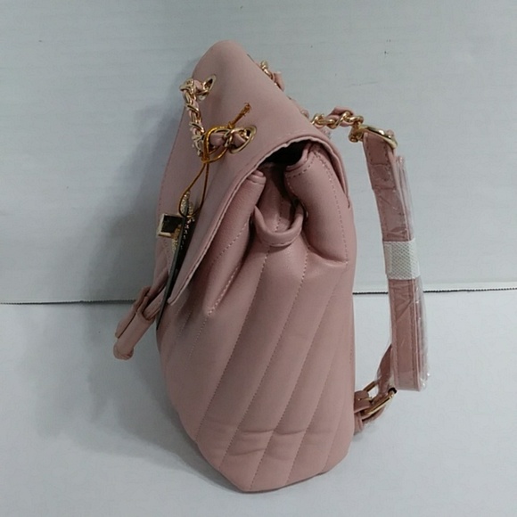 Bebe Blush Quilted Backpack with Gold Accents *NWT* main image 6